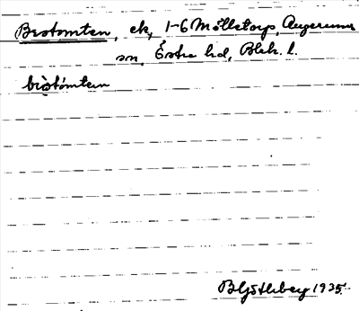 Bild på arkivkortet för arkivposten Brotomten
