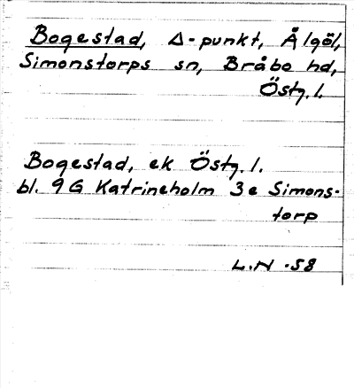 Bild på arkivkortet för arkivposten Bogestad