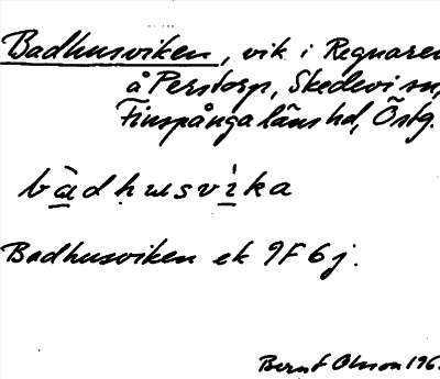 Bild på arkivkortet för arkivposten Badhusviken
