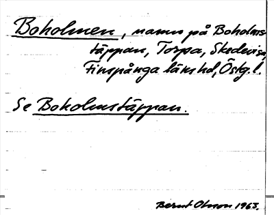 Bild på arkivkortet för arkivposten Boholmen, se Boholmstäppan