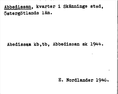 Bild på arkivkortet för arkivposten Abbedissan
