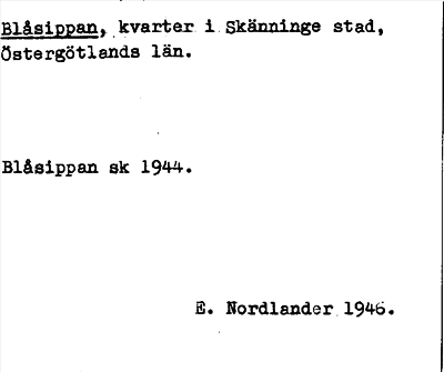Bild på arkivkortet för arkivposten Blåsippan
