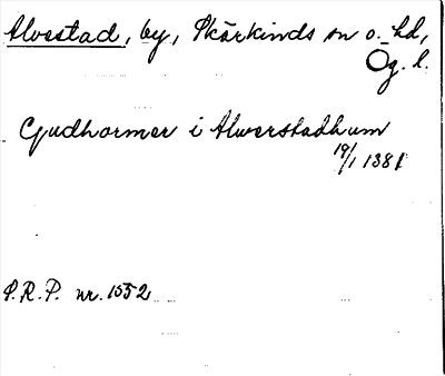 Bild på arkivkortet för arkivposten Alvestad