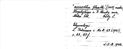 Bild på arkivkortet för arkivposten »asmodha flaath»