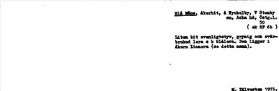 Bild på arkivkortet för arkivposten Blå Måns