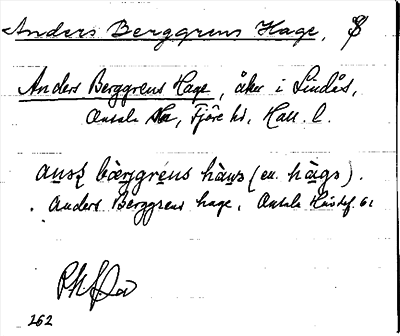 Bild på arkivkortet för arkivposten Anders Berggrens Hage