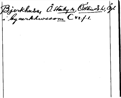 Bild på arkivkortet för arkivposten Bjerkhusa