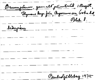 Bild på arkivkortet för arkivposten Brunnpärnen