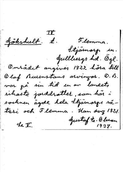 Bild på arkivkortet för arkivposten Gökshult