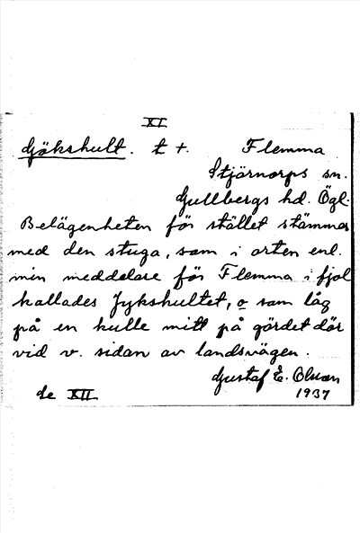 Bild på arkivkortet för arkivposten Gökshult
