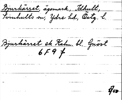 Bild på arkivkortet för arkivposten Bjurkärret