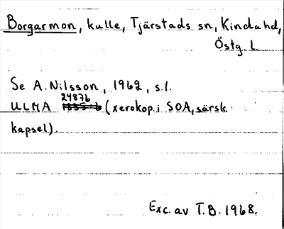 Bild på arkivkortet för arkivposten Borgarmon
