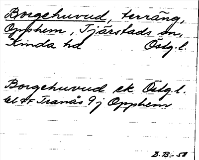 Bild på arkivkortet för arkivposten Borgehuvud