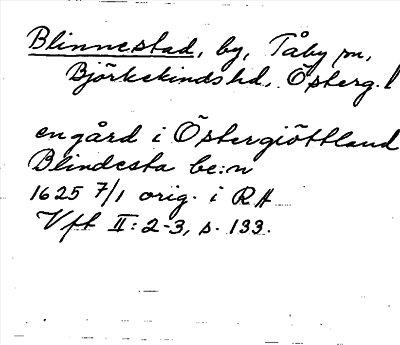 Bild på arkivkortet för arkivposten Blinnestad