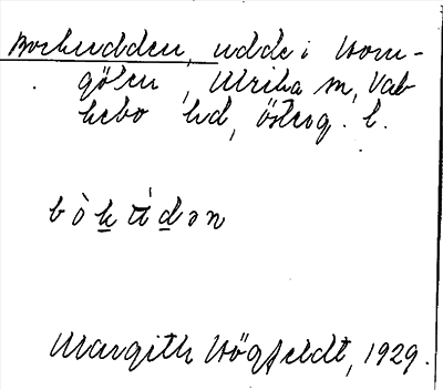 Bild på arkivkortet för arkivposten Bockudden