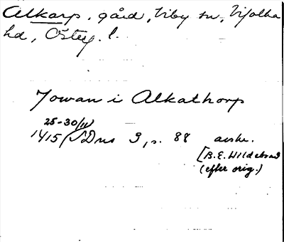Bild på arkivkortet för arkivposten Alkarp