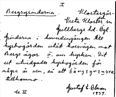 Bild på arkivkortet för arkivposten Bergsgrindarna