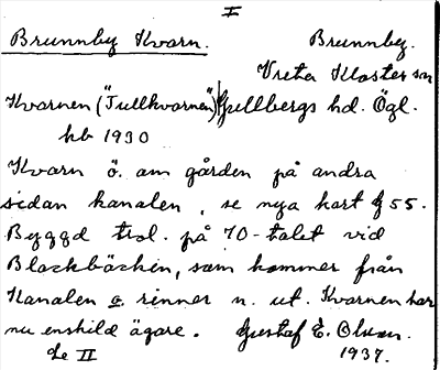 Bild på arkivkortet för arkivposten Brunnby Kvarn