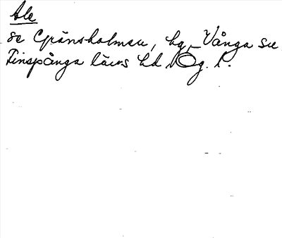Bild på arkivkortet för arkivposten Ale, se Gränsholmen