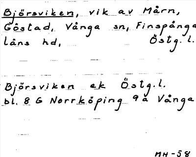 Bild på arkivkortet för arkivposten Björsviken