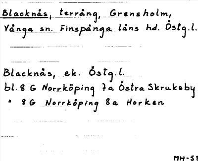 Bild på arkivkortet för arkivposten Blacknäs