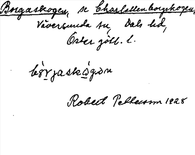 Bild på arkivkortet för arkivposten Borgaskogen, se Charlottenborgskogen
