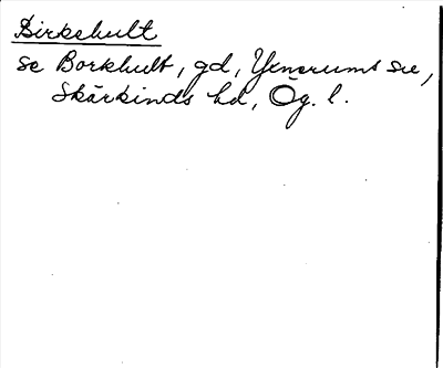 Bild på arkivkortet för arkivposten Birkehult, se Borkhult