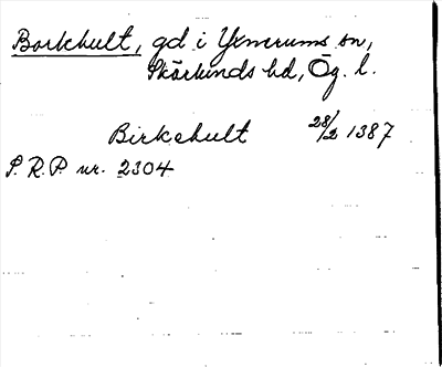 Bild på arkivkortet för arkivposten Borkhult
