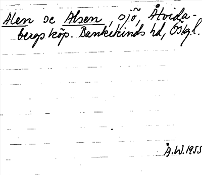 Bild på arkivkortet för arkivposten Alen, se Alsen