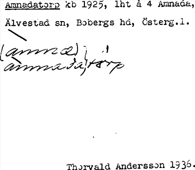Bild på arkivkortet för arkivposten Amnadatorp
