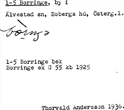 Bild på arkivkortet för arkivposten Borringe