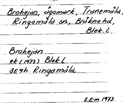 Bild på arkivkortet för arkivposten Brohejan