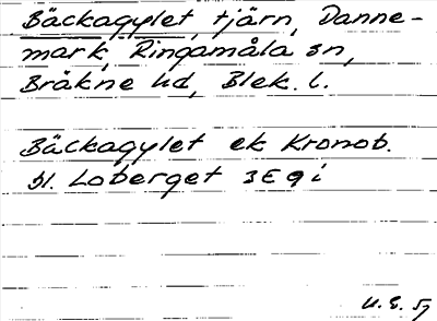 Bild på arkivkortet för arkivposten Bäckagylet