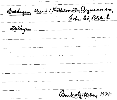 Bild på arkivkortet för arkivposten Dalängen