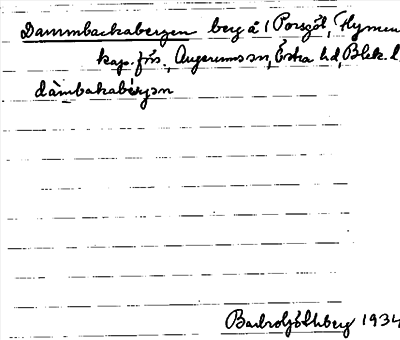 Bild på arkivkortet för arkivposten Dammbackabergen