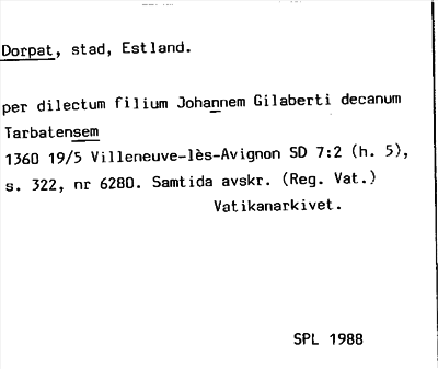 Bild på arkivkortet för arkivposten Dorpat