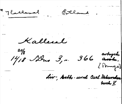 Bild på arkivkortet för arkivposten Kallesal