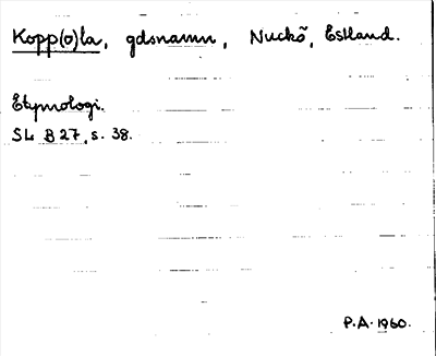 Bild på arkivkortet för arkivposten Kopp(o)la