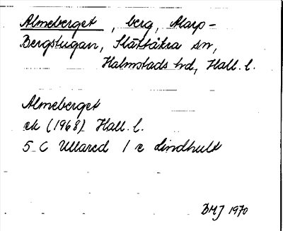 Bild på arkivkortet för arkivposten Almeberget