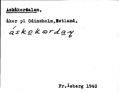 Bild på arkivkortet för arkivposten Askåkerdalen