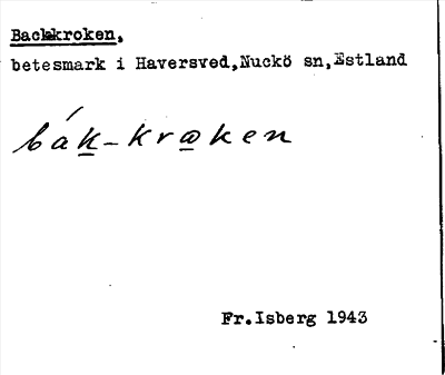 Bild på arkivkortet för arkivposten Back-kroken