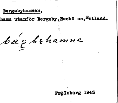 Bild på arkivkortet för arkivposten Bergsbyhamnen
