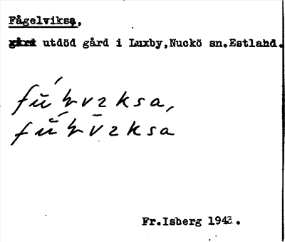Bild på arkivkortet för arkivposten Fågelviksa