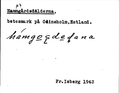 Bild på arkivkortet för arkivposten Hamngårdsdälderna