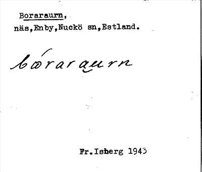 Bild på arkivkortet för arkivposten Boraraurn