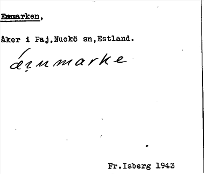 Bild på arkivkortet för arkivposten Enmarken