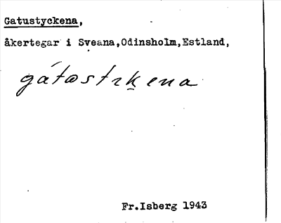 Bild på arkivkortet för arkivposten Gatustyckena