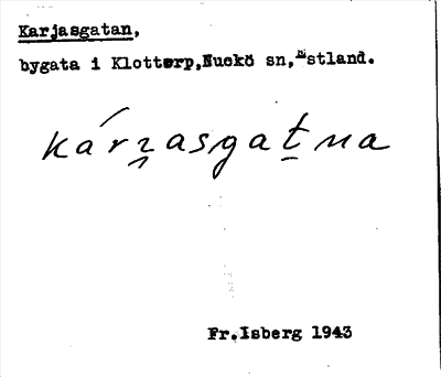 Bild på arkivkortet för arkivposten Karjasgatan