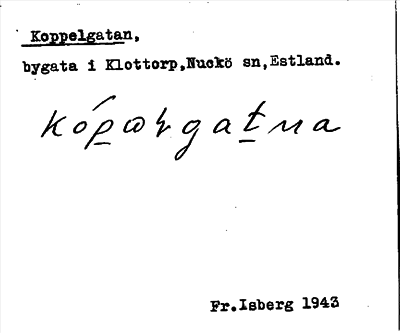Bild på arkivkortet för arkivposten Koppelgatan