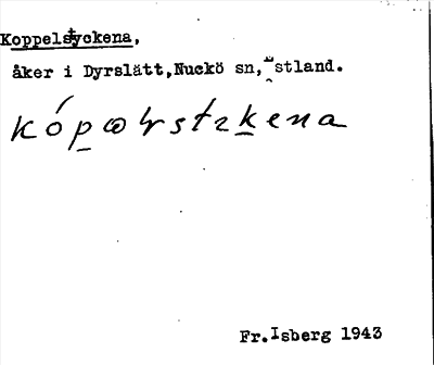 Bild på arkivkortet för arkivposten Koppelstyckena